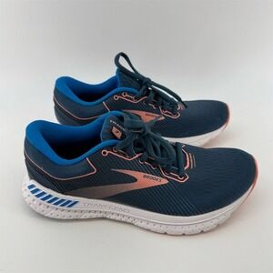 Brooks Women's Transcend 7 Running Shoes Blue Size 8 Lace-Up Sneaker